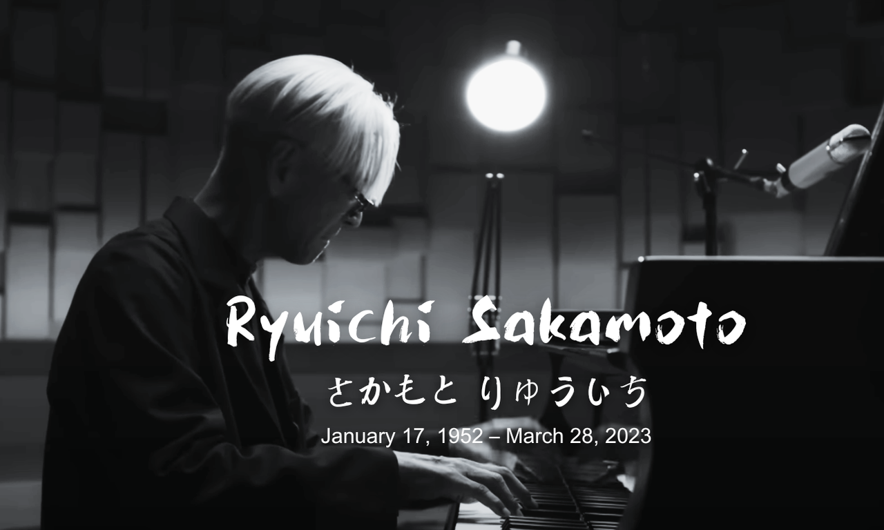 Writing NFT - Character Story | Ryuichi Sakamoto: A Life Silhouette of Triple Talents in Music, Film, and ReadingShare Buttons