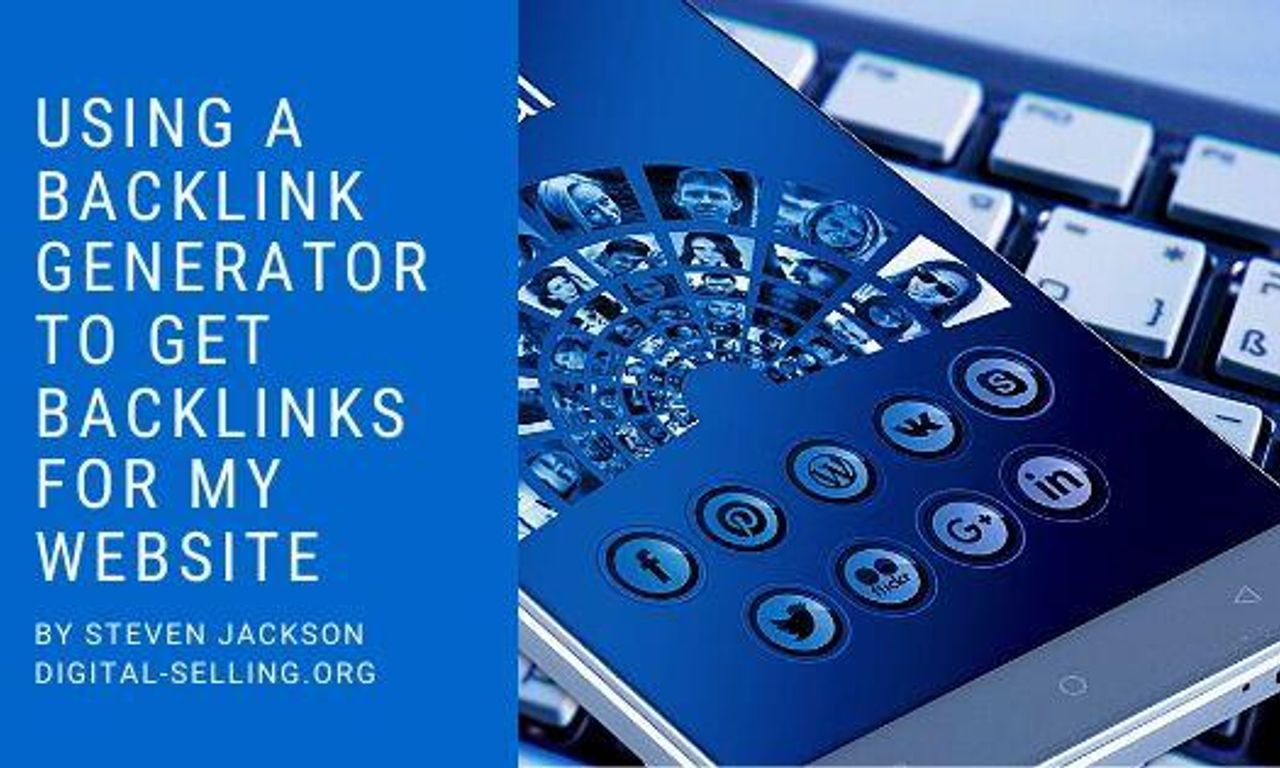 Writing NFT - Using a backlink generator to get backlinks for my website