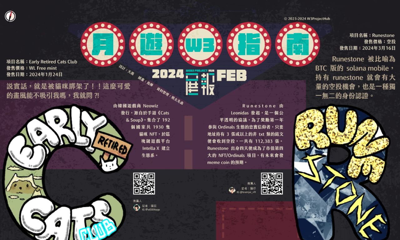 《月遊W3指南》2024年2月號